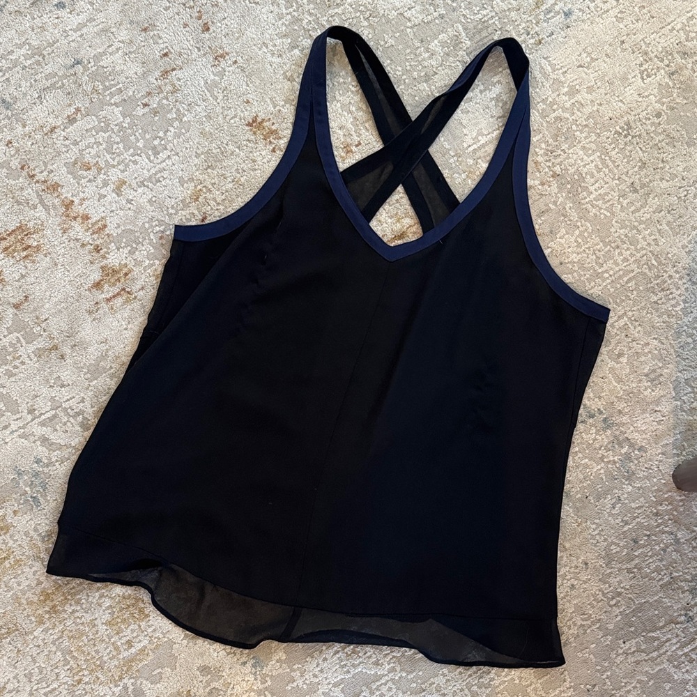 Women's Black Sleeveless Top